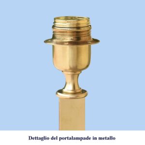 Portalampade della piantana rettangolare